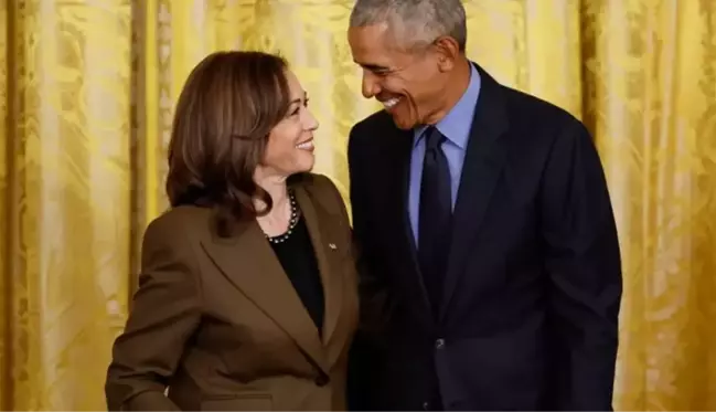 BARACK Obama, Kamala Harris'in Demokrat Parti başkan adaylığı kampanyasına resmi olarak destek verdi