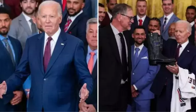 ABD Başkanı Joe Biden, katıldığı etkinlikte sahneden nasıl ayrılacağını bilemedi ve 