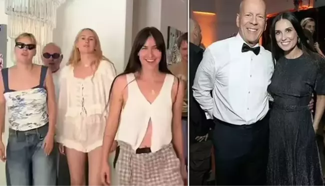 Demi Moore ve Bruce Willis'in kızlarından kendilerine 'çirkin' ve 'babalarının klonları' diyen trollere sert yanıt