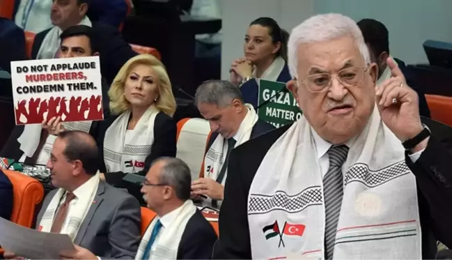 TBMM'de tarihi oturum! Mahmud Abbas, İsrail'e meydan okudu