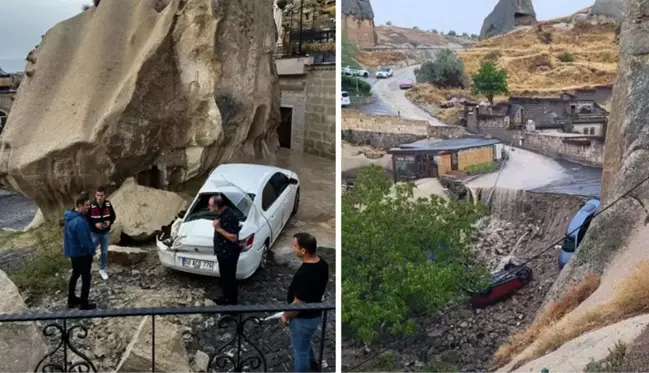 Nevşehir'in turistik Kapadokya bölgesi sele teslim oldu