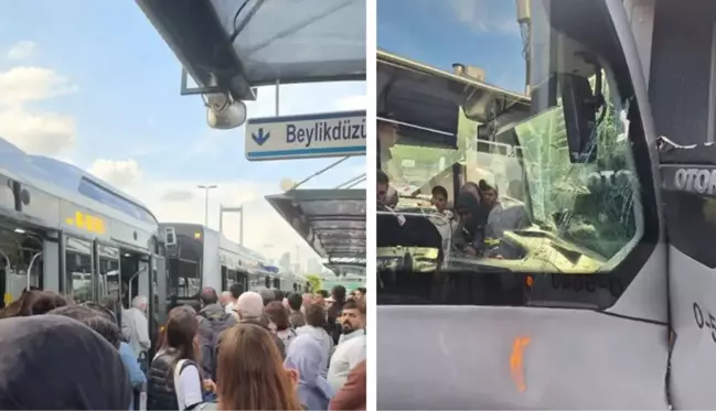 Bu metrobüslere ne oluyor? Bir günde ikinci kaza: Yaralılar var