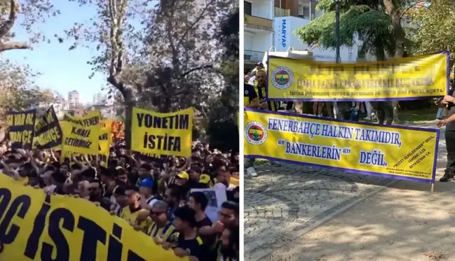 Fenerbahçeliler sokakta: Ali Koç ve Acun Ilıcalı'yı istifaya çağırıyorlar