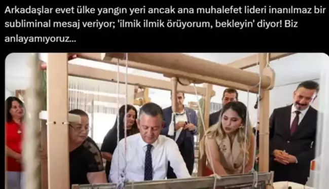 Mustafa Sandal'dan, Özgür Özel'e çok sert tepki: Ülke yangın yeriyken muhalefet liderinin derdi ne