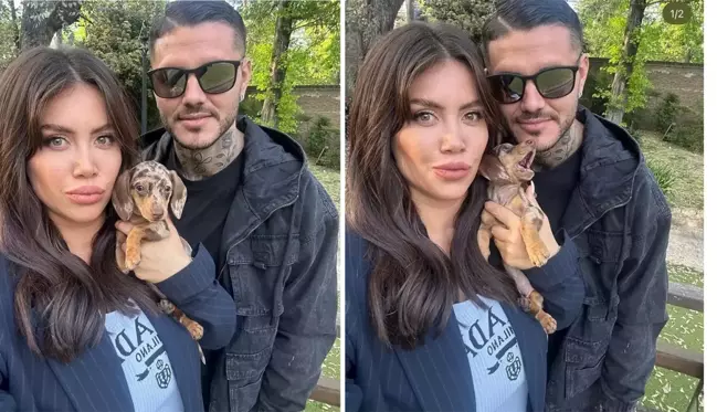 Ayrılığın eşiğinden dönen Wanda Nara ve Icardi'den aile pozu