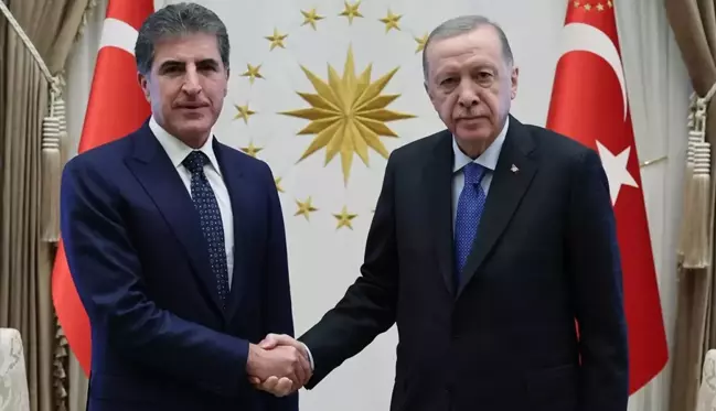 Cumhurbaşkanı Erdoğan - Neçirvan Barzani görüşmesi sonrası ilk açıklama geldi