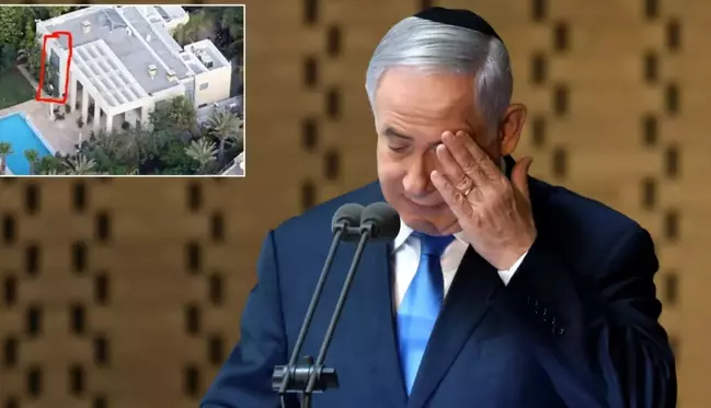 Hizbullah tarafından vurulan Netanyahu'nun evinin son hali