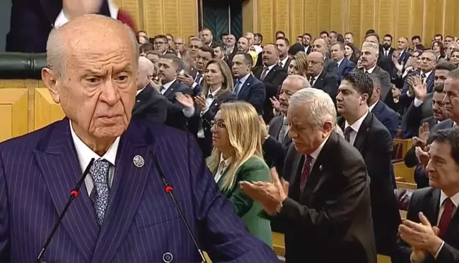 Bahçeli'nin FETÖ elebaşı ile ilgili sözleri salonu ayağa kaldırdı