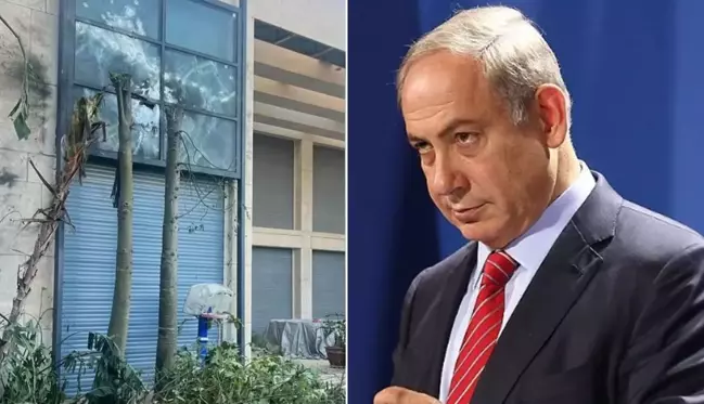 Saldırı sonrası yeni görüntüler geldi: Netanyahu'nun yatak odası hedef alınmış