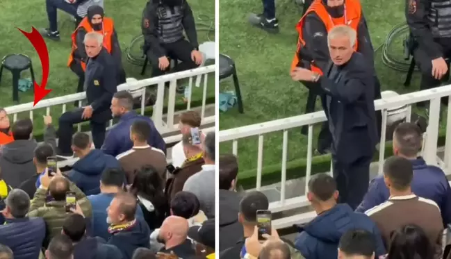 Mourinho kendisine taktik veren taraftarı yerin dibine soktu