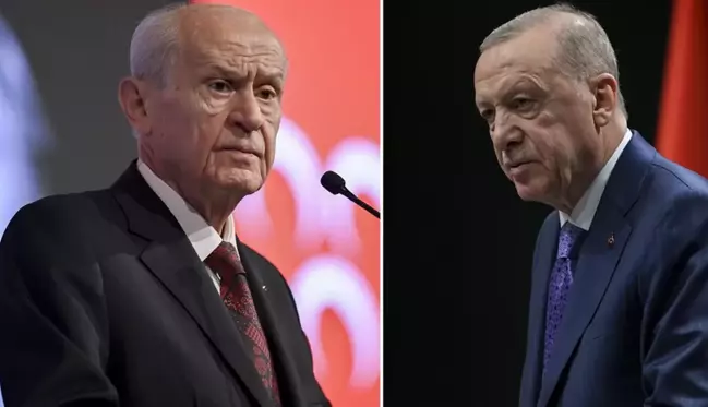 Cumhurbaşkanı Erdoğan, Bahçeli'yi Öcalan çağrısından dolayı tebrik etmiş