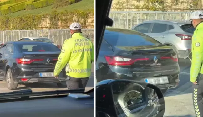 İki kuruş uğruna yaptığına bakın! Polis fark edip hemen durdurdu