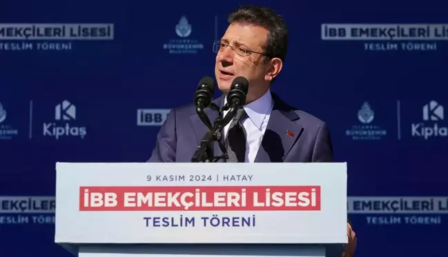 İmamoğlu, Belediyeler Birliği organizasyonunda '2028'i işaret etti, birilerini tehdit etti