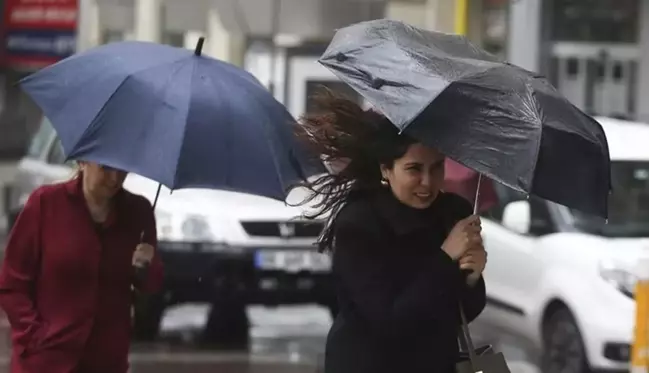 Meteoroloji'den kuvvetli rüzgar ve sağanak uyarısı