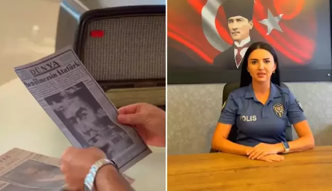 Mersin Emniyet Müdürlüğü'nden tüyleri diken diken eden 10 Kasım videosu