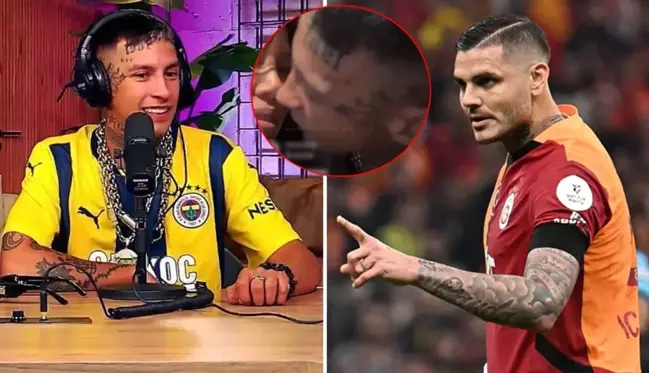 Wanda Nara'nın Icardi'yi aldattığı L-Gante, canlı yayında Fenerbahçe forması giydi