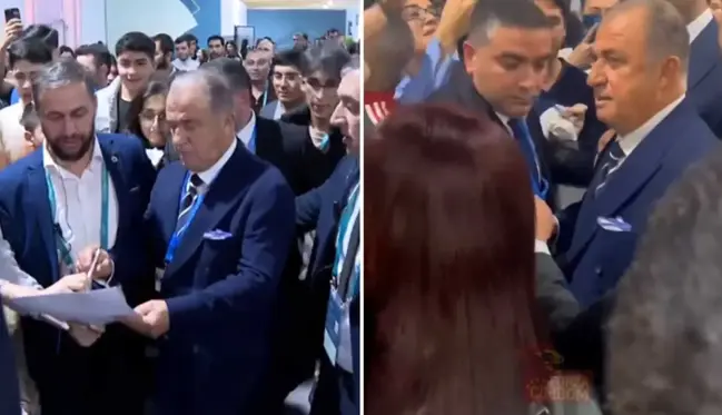 Fatih Terim'e Azerbaycan'da adım attırmadılar