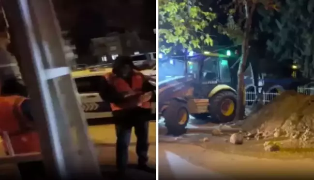 Isparta'da belediye personeli kılığında define aradılar