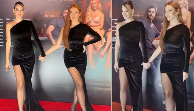 Hadise ve Seda Bakan 'Esas Oğlan' filminin galasında aynı kıyafeti giydi