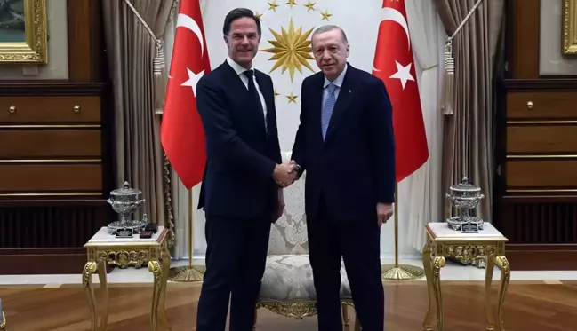 Cumhurbaşkanı Erdoğan, NATO Genel Sekreteri Rutte'yi ağırladı