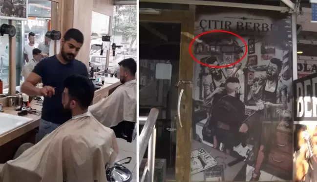 7 kişiyi katleden berberin dükkan camındaki yazı dikkat çekti