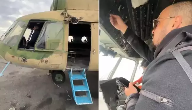 Suriyeli muhalifler, Esad'dan ele geçirdikleri helikopterleri video izleyerek öğreniyor