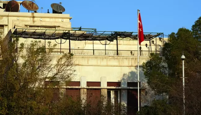 Şam Büyükelçiliği'nden ilk fotoğraf geldi