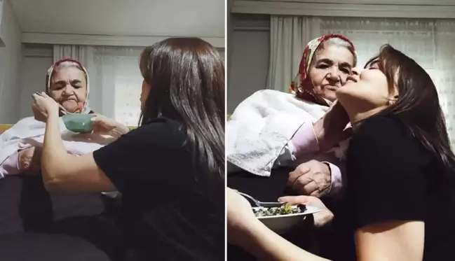 Ünlü oyuncuyu babaannesi yemek yedirirken hatırladı