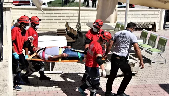 Son dakika haberleri | Elazığ Ruh Sağlığı Hastanesindeki deprem ve yangın tatbikatı nefes kesti