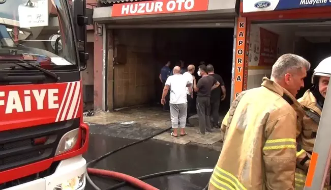 Son dakika haber | Şişli'de iş yeri yangını sırasında esnaf kediyi kurtardı