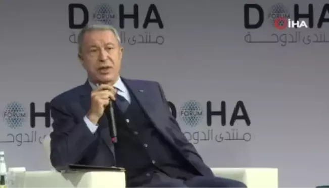 Milli Savunma Bakanı Akar, Doha 2022 Forum'da konuştu