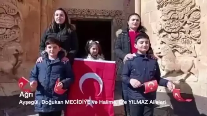 Son dakika haber... 100'üncü yıla özel; İstiklal Marşı'nın birer kıtası 10 ilde okundu