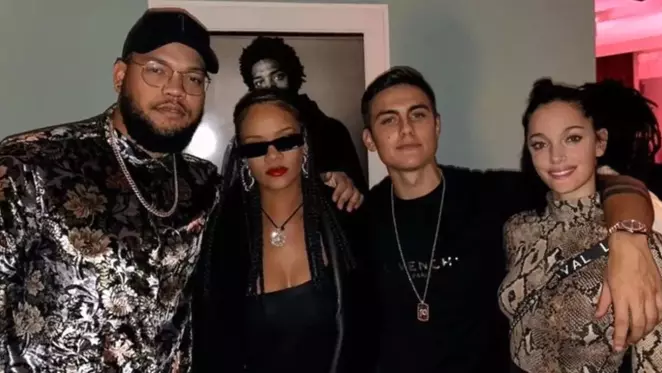 Paulo Dybala ve Rihanna, Londra'da partiye katıldı