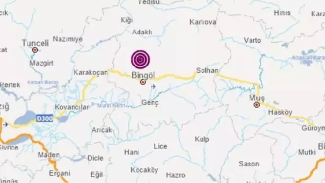 Bingöl'de, 4.0 büyüklüğünde deprem