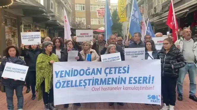 Sol Parti Samsun İl Örgütü'nden 'Yenidoğan Çetesi' Protestosu: Sağlıkta Dönüşüm Programı ve Özelleştirmelerin Sonucudur