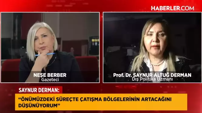 Saynur Altuğ Derman: Türkiye savaş değil barış istiyor