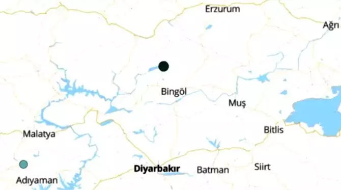 Bingöl'ün Kiğı ilçesinde 4.2 büyüklüğünde deprem meydana geldi