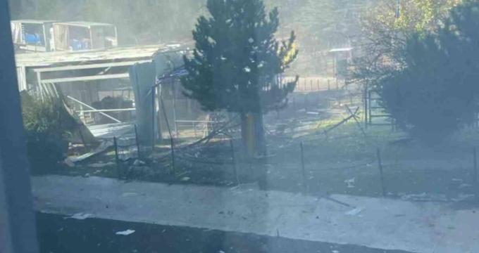 Ankara TUSAŞ patlama anı! (VİDEO)