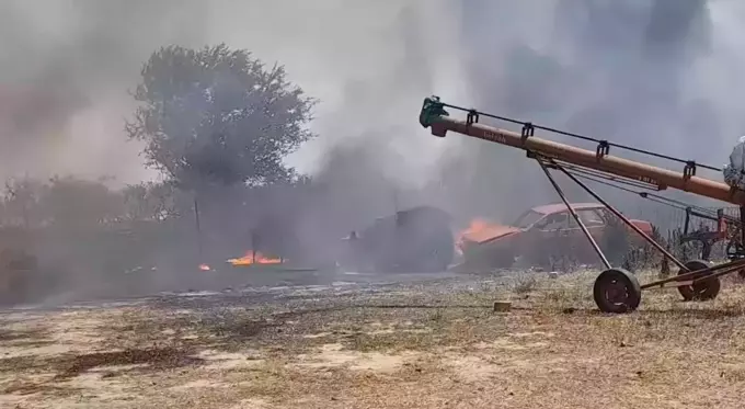 Uzunköprü'de Anız Yangınında 500 Dönüm Arazi Zarar Gördü