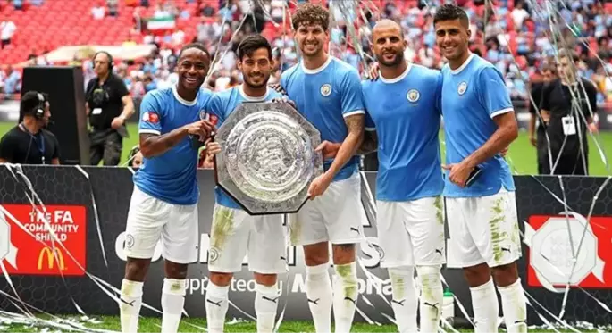 Liverpool'u yenen Manchester City, Community Shield'ı kazandı