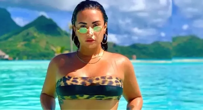 Ünlü şarkıcı Demi Lovato, 