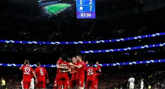 Bayern Münih, Tottenham'ı deplasmanda 7-2 mağlup etti