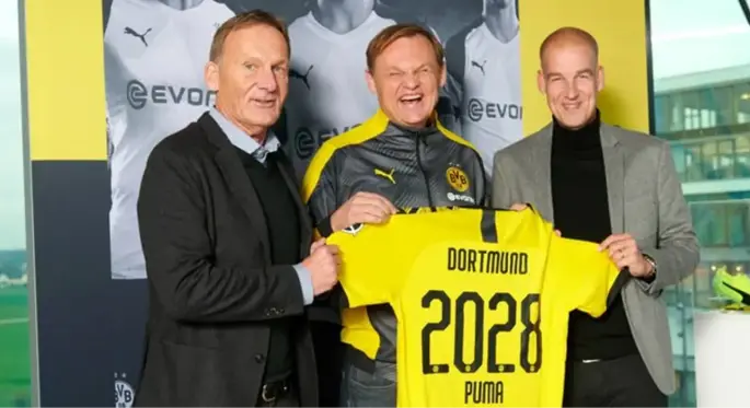 Borussia Dortmund, Puma ile 250 milyon euroluk anlaşma yaptı