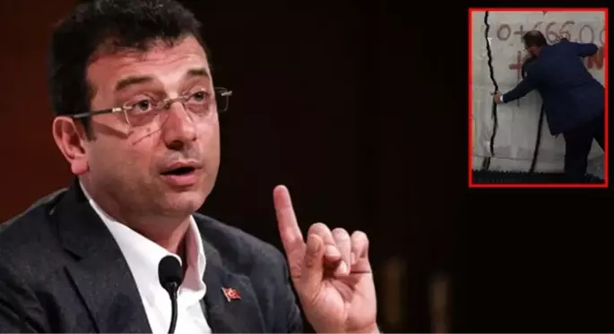 Ekrem İmamoğlu, İBB Meclisi'nden Melen Barajı'ndaki çatlakları gösterdi