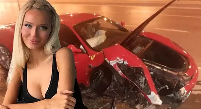 Model Cansu Taşkın, lüks aracıyla trafik kazası geçirdi