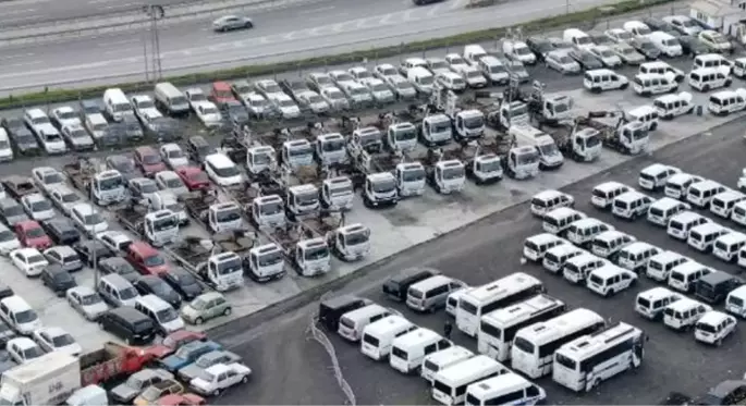 Araç çekme faaliyetleri sona eren Trafik Vafkı'nın çekicileri otoparklara toplandı