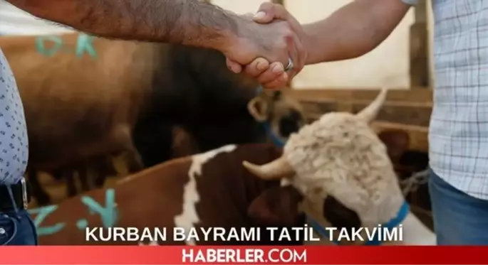 Kurban bayramı hangi gün? Kurban bayramı tatili kaç gün oldu? İşte, tatil takvimi!