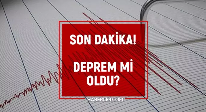 İzmir'de deprem mi oldu? 30 Ocak Perşembe İzmir Çeşme deprem mi oldu SON DAKİKA!