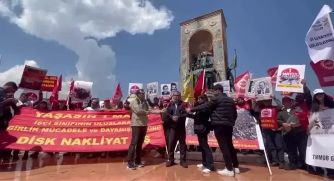 Nakliyat İş Sendikası 1 Mayıs'ı Kazancı Yokuşu'nda andı