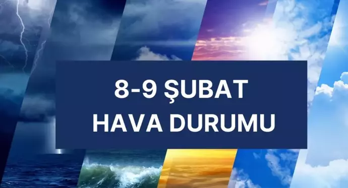 Hafta sonu hava nasıl olacak? 8-9 Şubat kar yağacak mı?